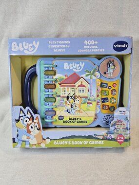 VTech Bluey’s Big Book of Games - Interactive Toy - English